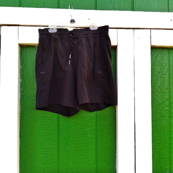 Ll Bean Vista Camp Shorts Sz M Black 